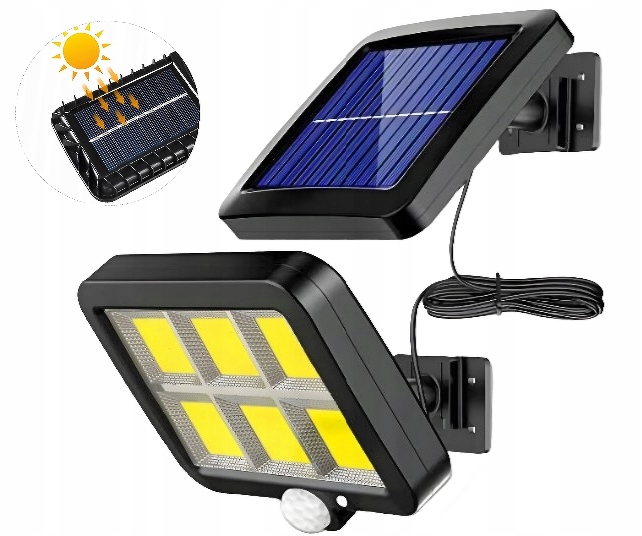 LAMPA SOLARNA ULICZNA CZUNIK + UCHWYT 80W RUCH