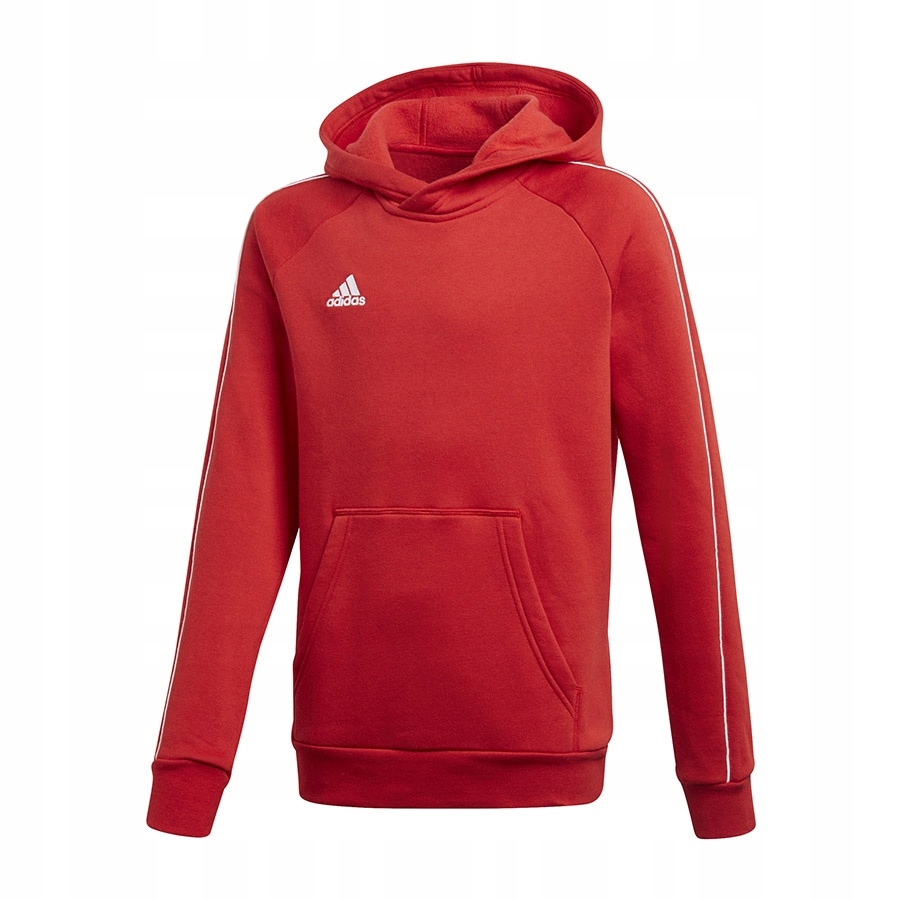 Bluza adidas Core 18 Y Hoody czerwony 140 cm