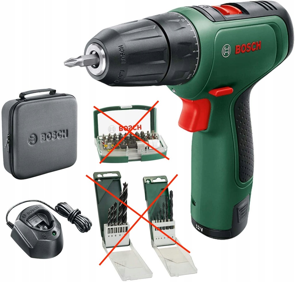 WKRĘTARKA AKUMULATOROWA BOSCH EASYDRILL 1200 - 12058551732 - oficjalne ...
