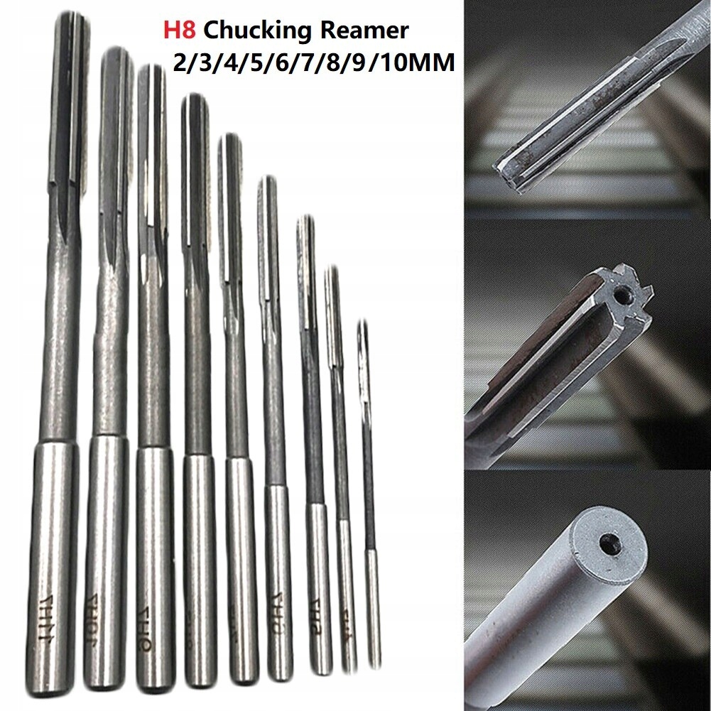 Straight Shank Reamer 1PC 2-10mm HSS H8 Machine Hi