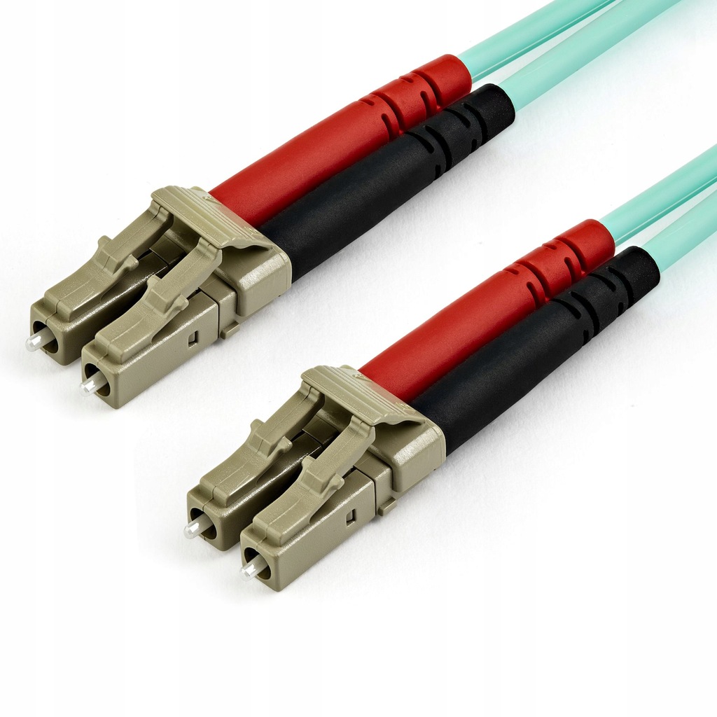 StarTech.com 450FBLCLC10 kabel optyczny 10 m LC OM4 Kolor Aqua