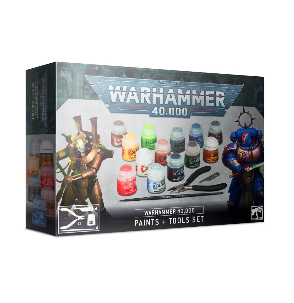 Zestaw Warhammer 40000 Paints + Tools Games Workshop