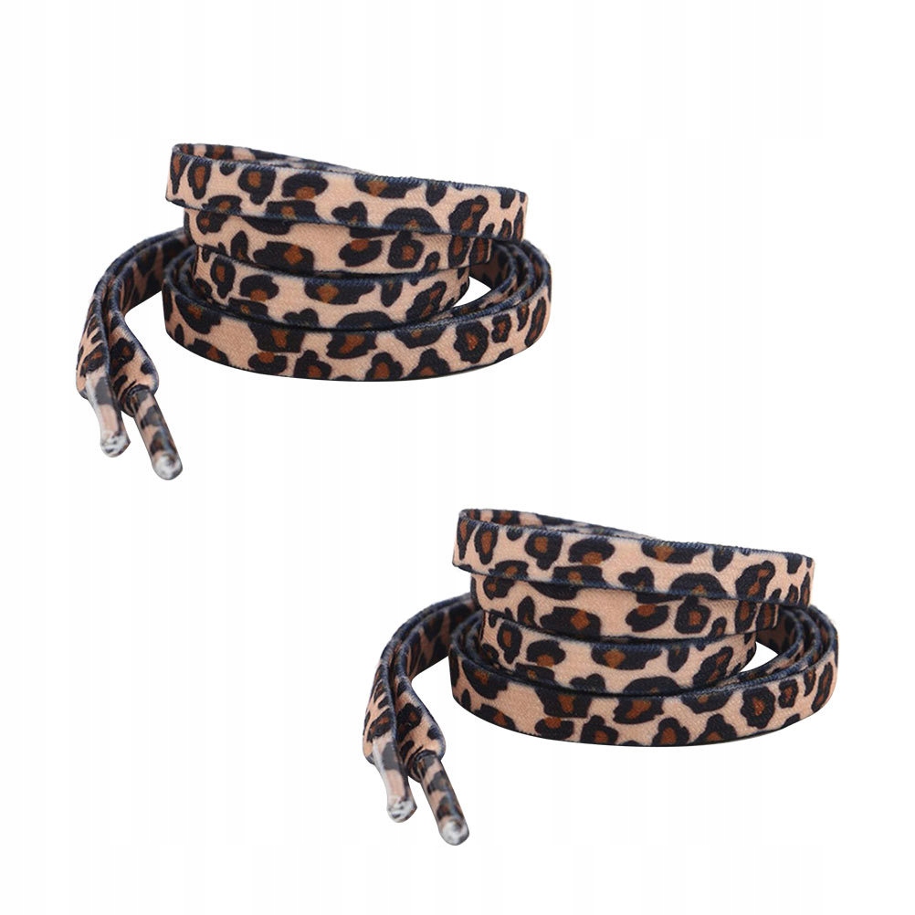 Leopard Shoelaces Replacement Shoe Laces Elastic L 14652367286