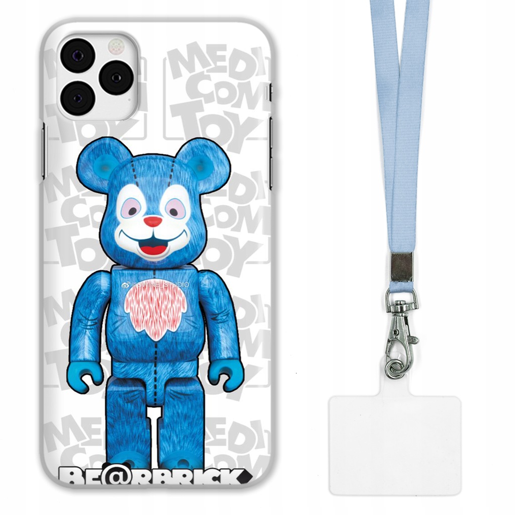 ETUI DO iPHONE 11 PRO MAX CASE + SMYCZ SZARA KAWS DLA NASTOLATKÓW WZORY