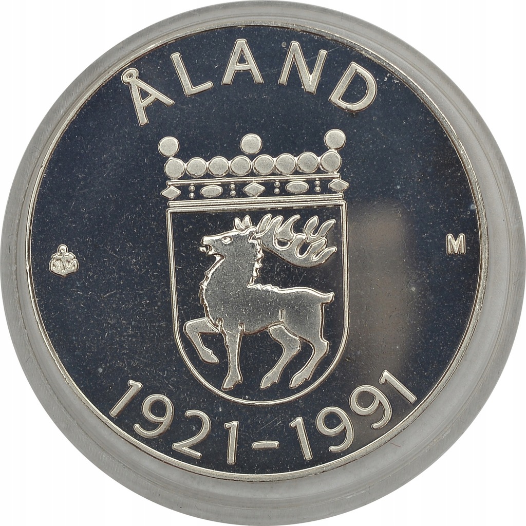 6.am.FINLANDIA, 100 MARKKAA 1991 W.ALANDZKIE '1921