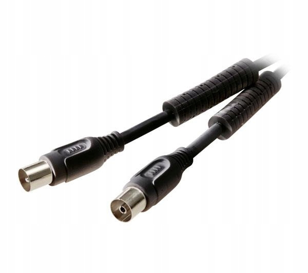 Kabel antenowy Vivanco 43040 1,5 metra czarny