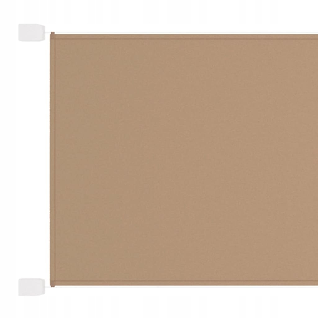 VidaXL Markiza pionowa, kolor taupe, 180x1200 cm, tkanina Oxford