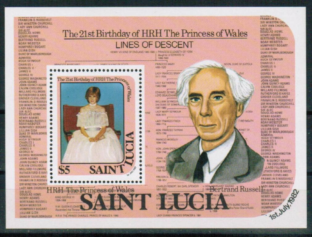 Saint Lucia,bl 35, postać