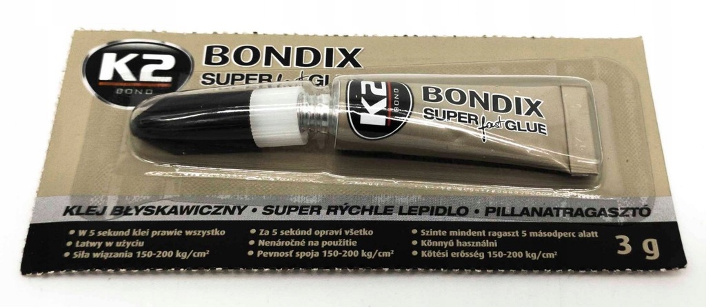 KLEJ BONDIX 3G /SUPER SZYBKI/ /K2/ K2 B1000/MEL