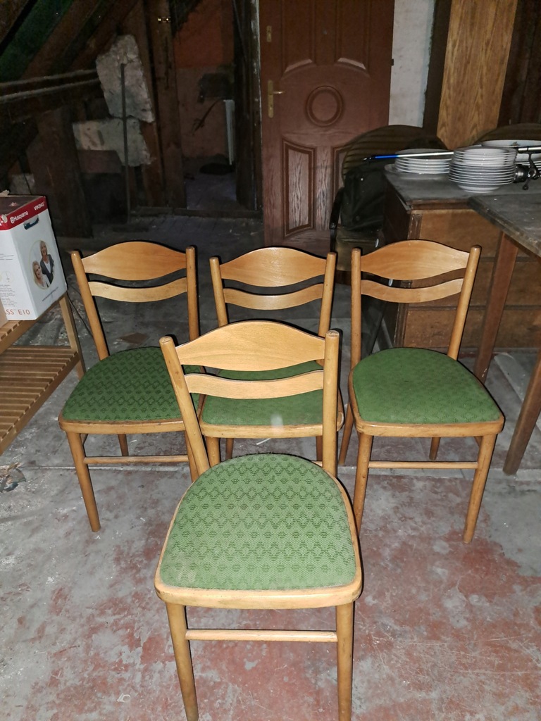 Krzesła gięte Prl