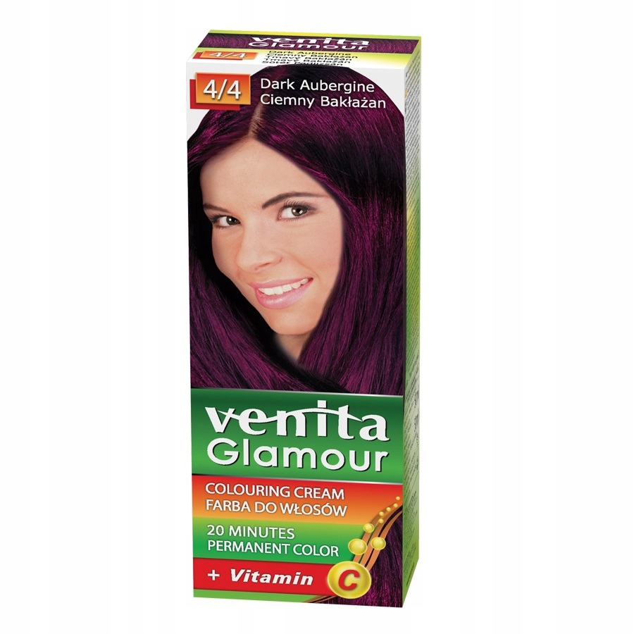 Venita Glamour farba do włosów 4/4 Ciemny Bak P1