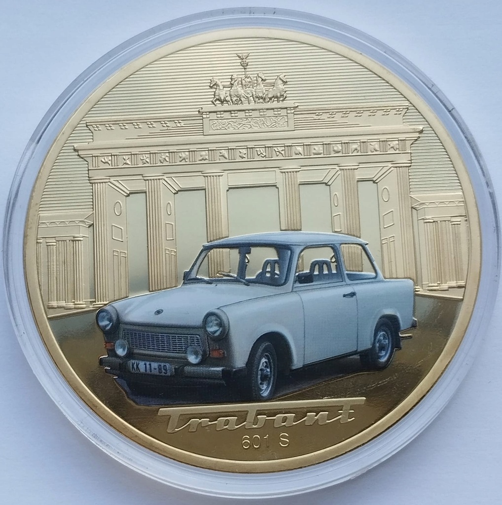 MEDAL NUMIZMAT MONETA DDR AUTO TRABANT 601