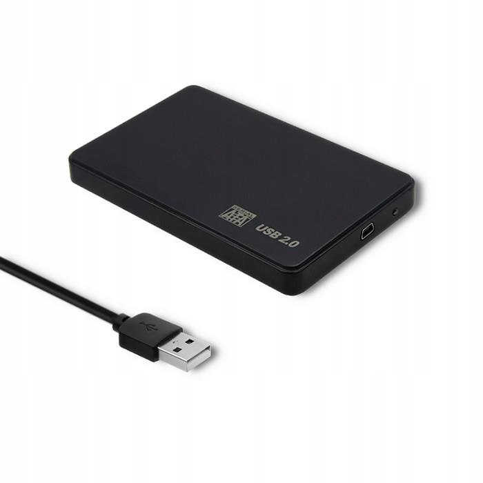 Obudowa Qoltec na dysk HDD/SSD 2.5" SATA3 | USB 2.0 | Czarna