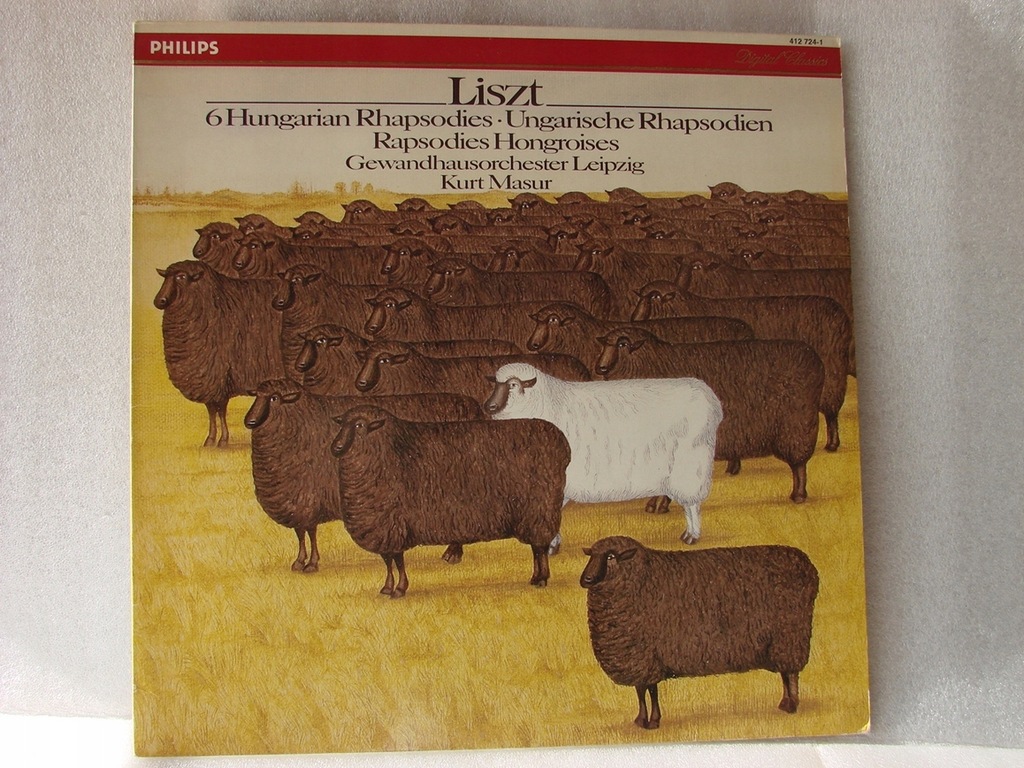 Liszt – Masur – 6 Hungarian Rhapsodies LP 1985 EX+
