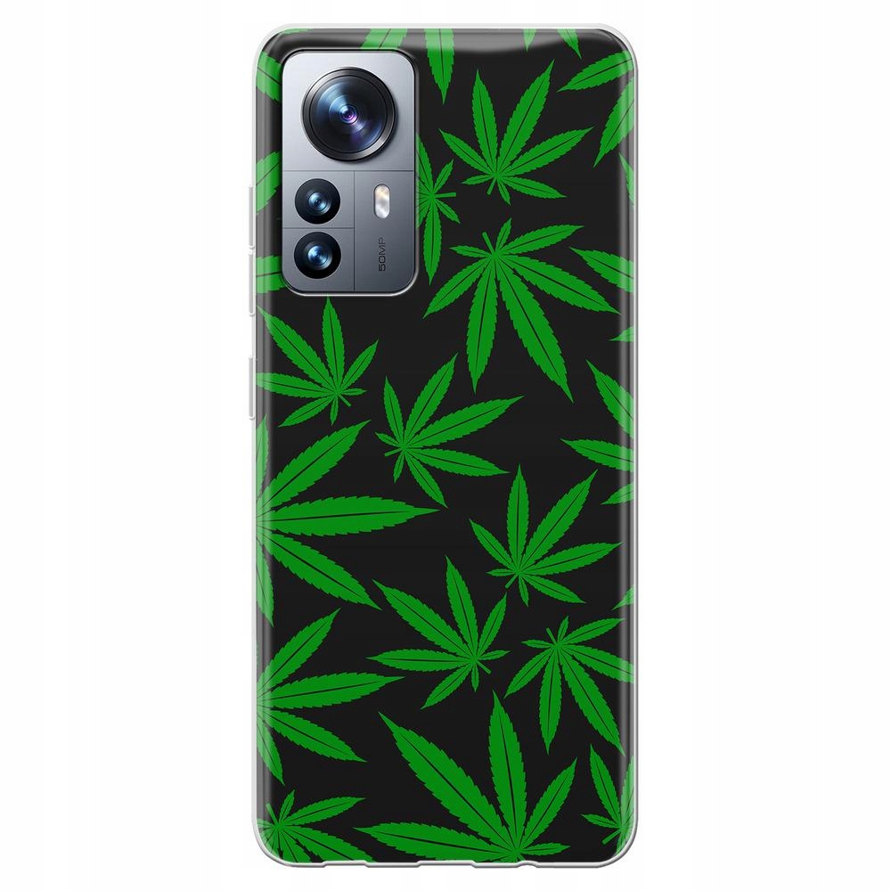 Etui do Xiaomi 12 Wzory Ganja Marihuana Cannabis Zioło THC