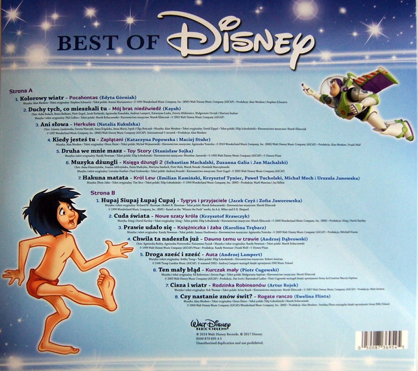 Купить Виниловая пластинка Best Of Disney (PL) в фольге: отзывы, фото, характеристики в интерне-магазине Aredi.ru