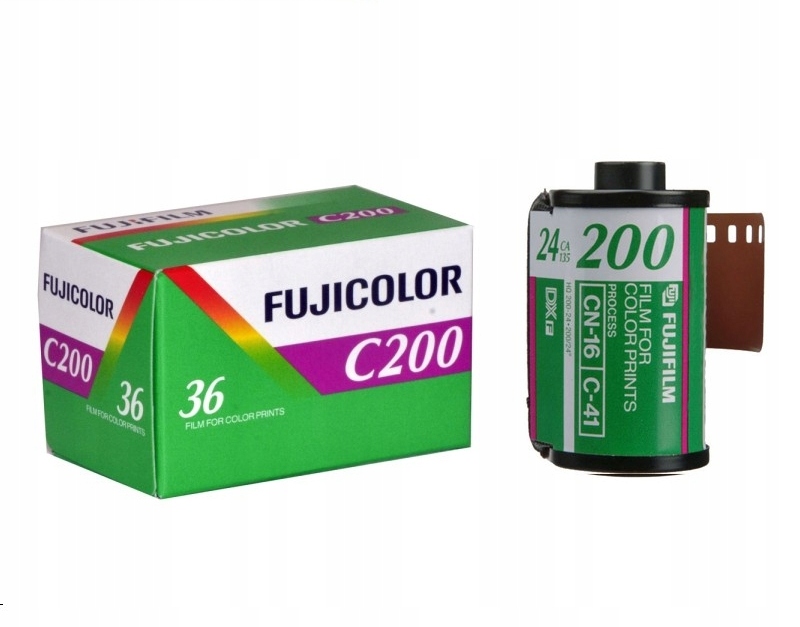 Fuji Fujicolor C200/36 Film kolorowy klisza01.2023