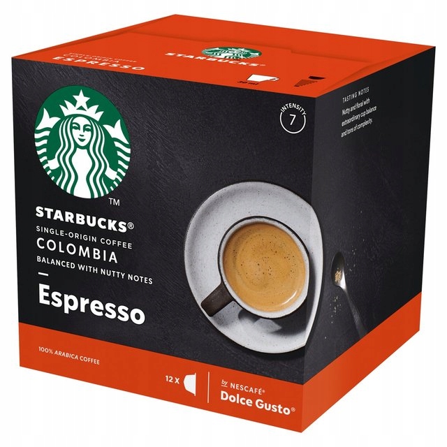 Starbucks Dolce Gusto Colombia Espresso Kapsułki