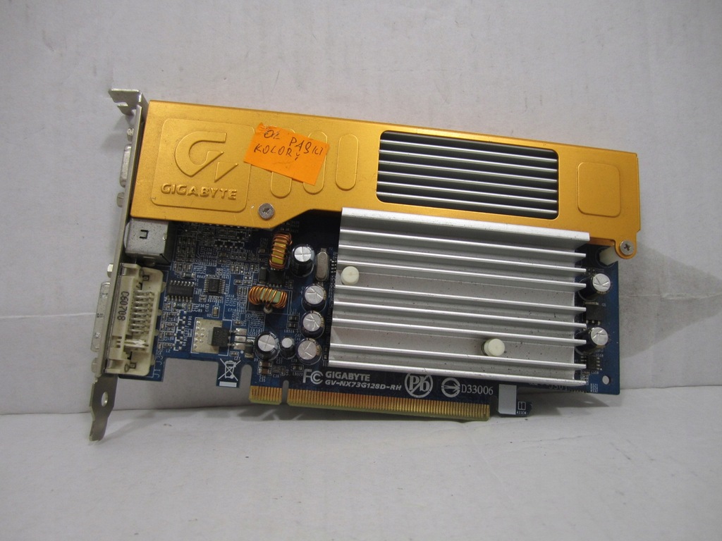 Karta Graficzna NVIDIA GeForce 7300 GS GV-NX73G128 10630594572