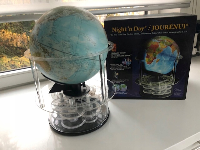 Globus interaktywny Dzień Noc