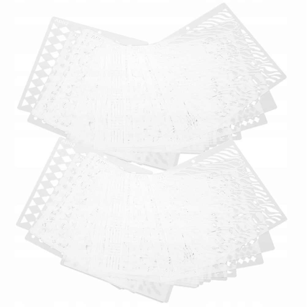 32PCS szablony farby w sprayu puste szablony