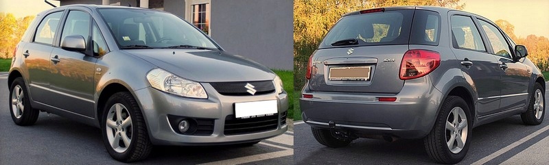 HAK HOLOWNICZY+WIĄZKA FIAT SEDICI+SUZUKI SX4 2+4WD