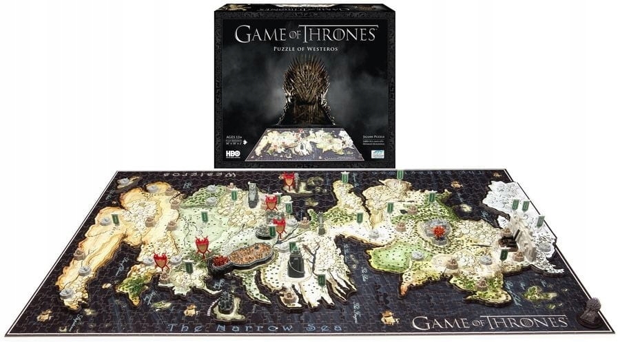 Puzzle 4d Gra O Tron Westeros Game Of Thrones 8133335343 Oficjalne Archiwum Allegro