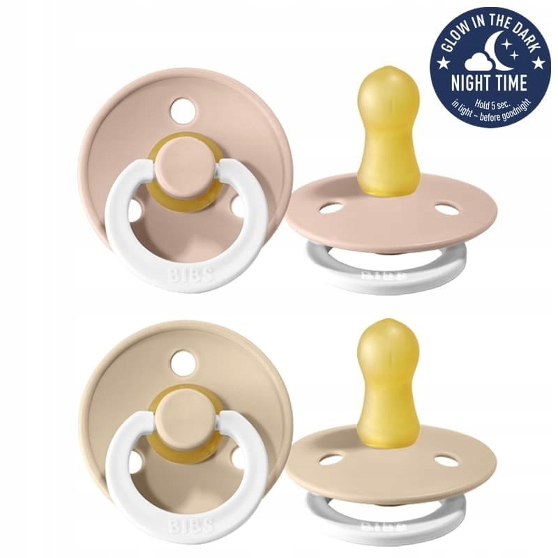 BIBS 2-PACK BLUSH NIGHT & VANILIA NIGHT S Smoc