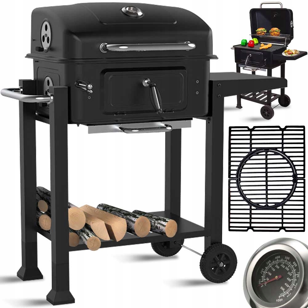 Grill węglowy STAZER 58 x 43 cm Wielkie Grilowanie!