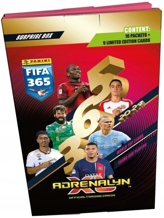 Kalendarz Adwentowy FIFA 365 2024 Panini saszetki karty do albumu Limited