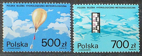 Polska** - służba hydrologiczno-meteorologiczna