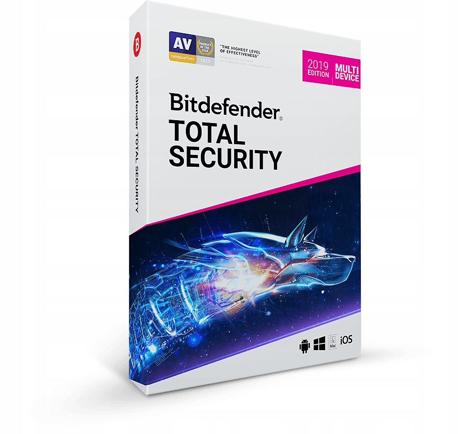 Bitdefender Total Security 2019 90 DNI 5 Urządzeń
