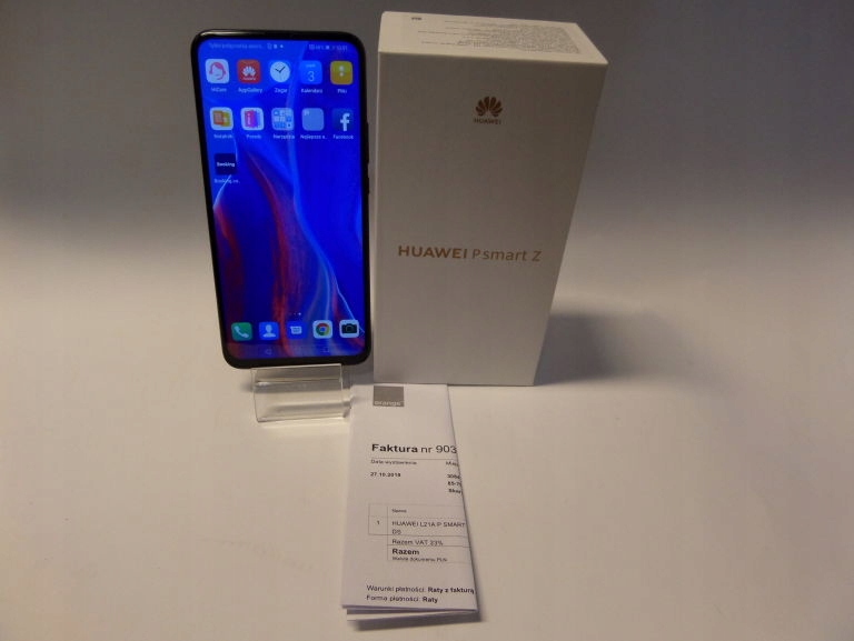 HUAWEI P SMART Z BEZ ISMLOCKA FAKTURA PUDEŁKO