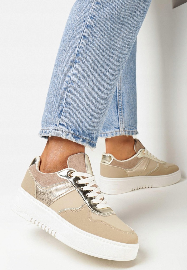 Born2Be Ciemnobeżowe Sneakersy damskie 40