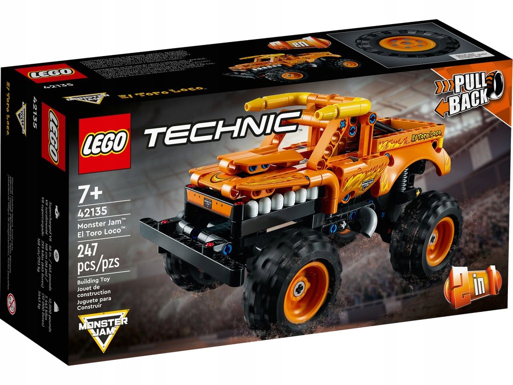 Купить LEGO TECHNIC 42135 Monster Jam Локо Эль Торо: отзывы, фото, характеристики в интерне-магазине Aredi.ru