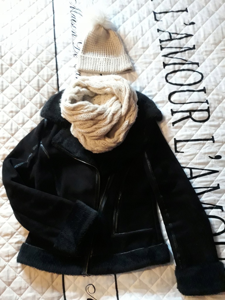 Kurtka zimowa Orsay kożuszek + gratis