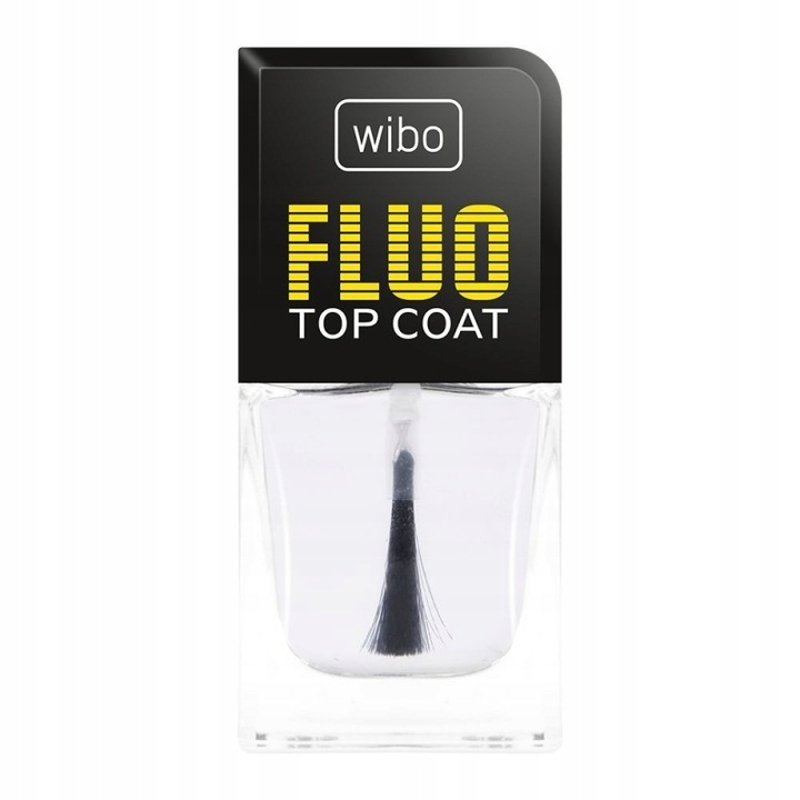 WIBO Fluo Top Coat bezbarwny top do paznokci 8.5ml