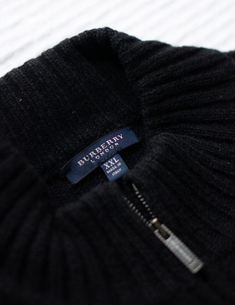 Sweter Burberry London XXL wełna