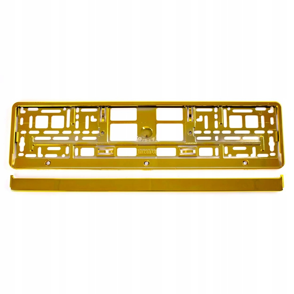 Ramka tablicy rejestracyjnej metalizowana złota amio-71457/01170zl