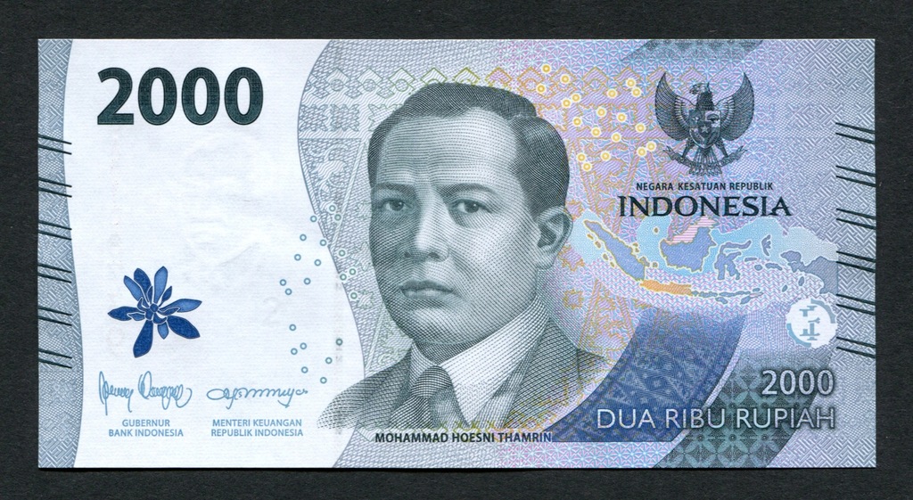 2000 Rupiah Indonezja 2022 P#163 UNC