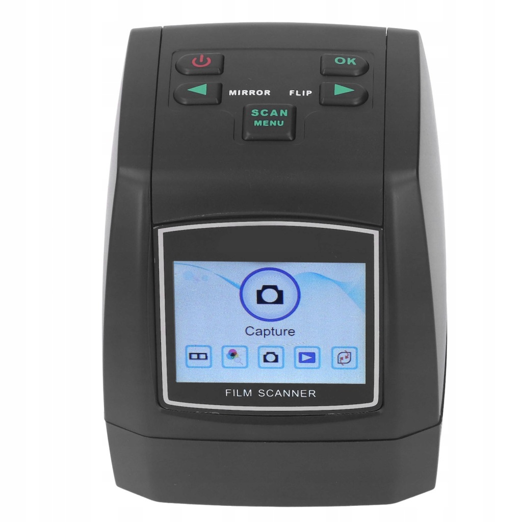 Skaner filmów Kolorowy ekran 2,4 cala Przenośny