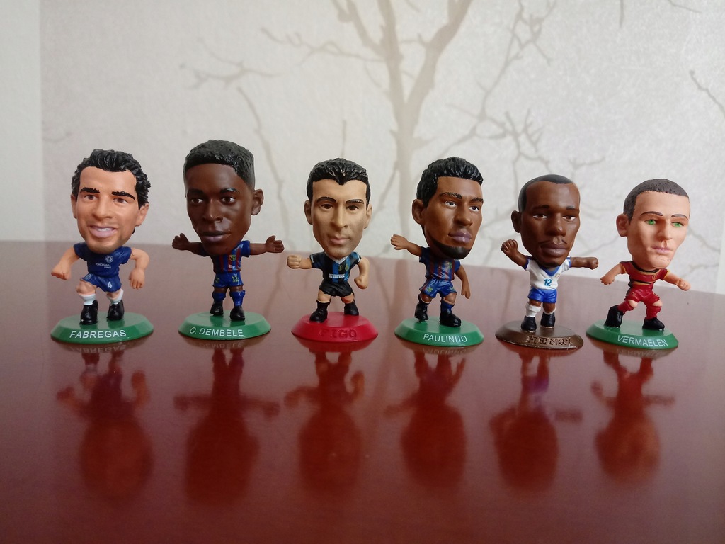 Barcelona FC figurki piłkarzy soccerstarz 6 szt.