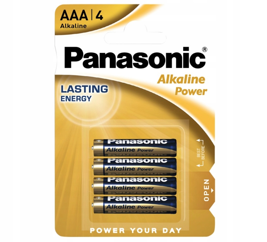 BATERIE LR03 PANASONIC AAA ALKALINE 4 SZT. BLISTER