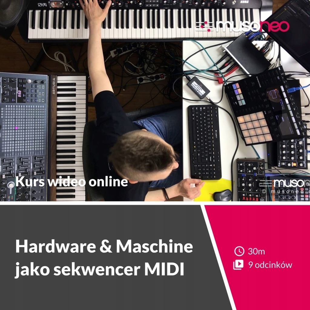 Musoneo Hardware Maschine jako sekwencer MIDI kurs
