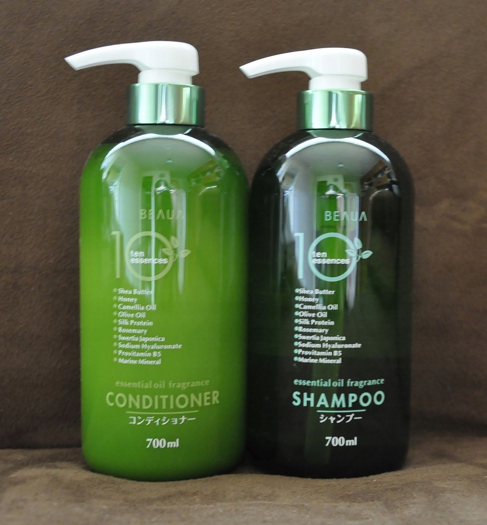BEAUA szampon + odżywka Kumano Cosmetics 2 x700 ml