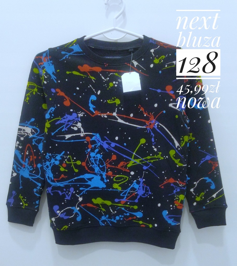 NEXT bluza NOWA 128 *7-8 lat SUPER