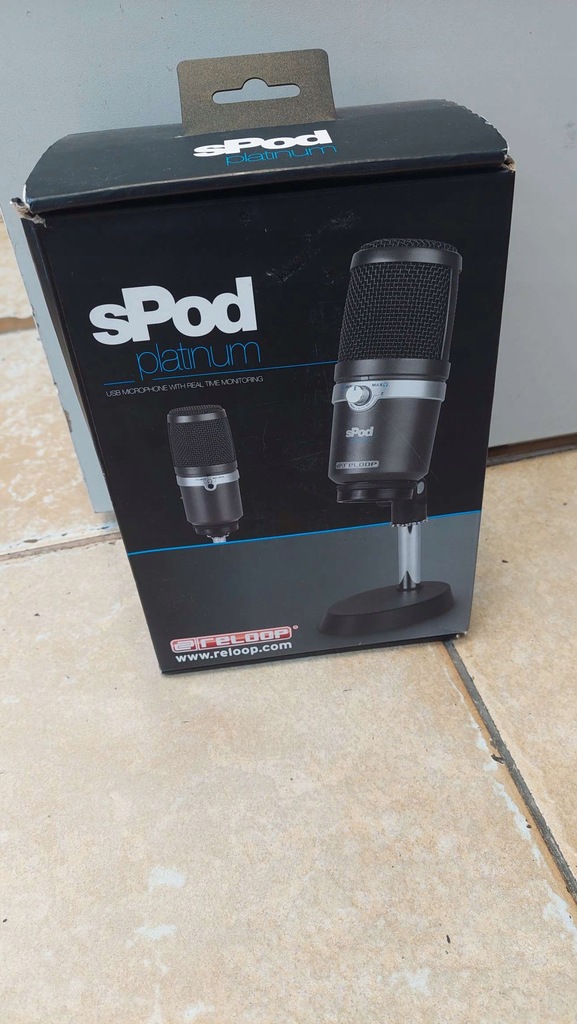 Mikrofon Reloop Spod platinum