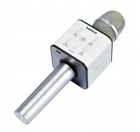 Karaoke BMC-80 srebny głośnik BT mikofon -NOWA /ZD