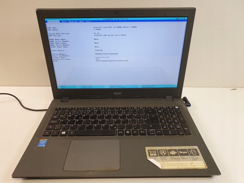Aser Aspire E5-573 i5 5th Gen (2133407) - 15114716621 - oficjalne ...