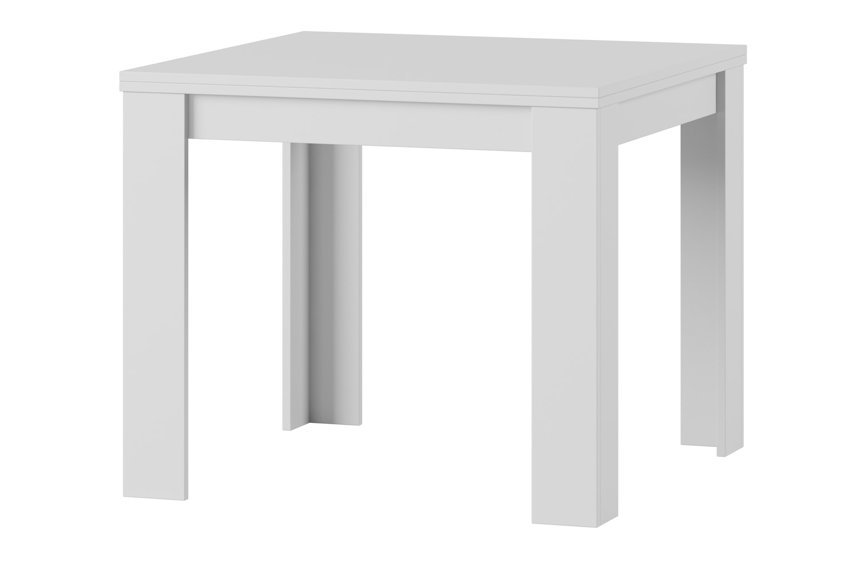 SATURN stół rozkładany 90 cm do 180 cm biały mat